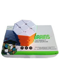 Rubik Cube 3X3X3 - Sticker Less - Best Quaility