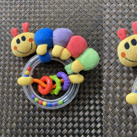 Baby Einstein Plush Caterpillar Rattle Toy