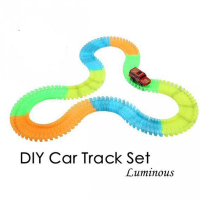 120 pcs Magic Tracks Glow In The Dark Track without car