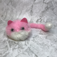 Branded cat plush toy