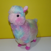Branded rainbow colorful stuff toy