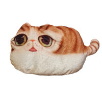Cute Cat Plush Pillow