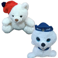 Christmas White Teddy Bear