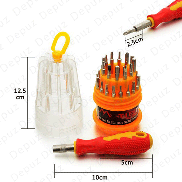 31 in 1 Multifunctional Batch of Head Screwdriver Set Small Hand Combination Tools Kit