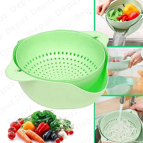 Multi Purpose Plastic Drain Basket kitchen Strainer Food